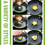 🔥 Stainless Steel Fried Egg Molds